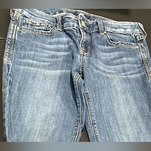 Express Denim Blue Skinny Jeans